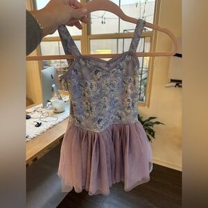 Mirella Bloch Little Girls Purple Leotard